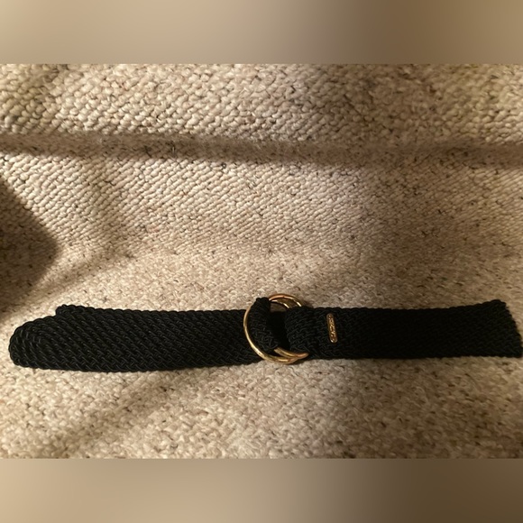 Lauren Ralph Lauren Black Woven Belt - Picture 6 of 10